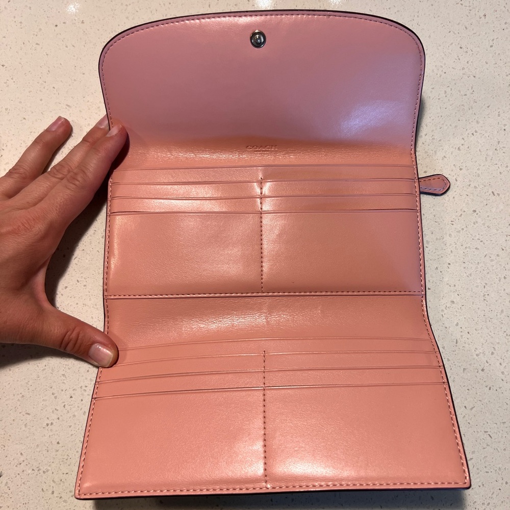 Coach Signature Canvas Wallet